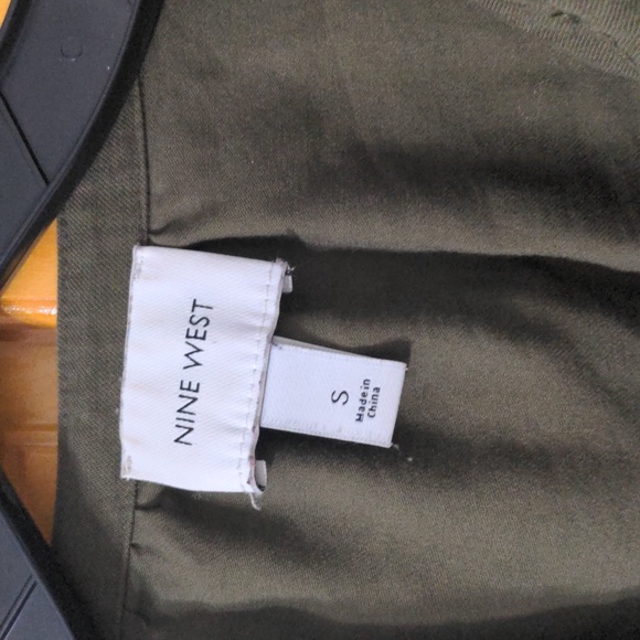 Nine West Olive Bomber Jacket - Picture 4 of 6